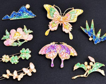 Intangible Cultural Heritage - Mother-of-Pearl DIY Brooch and Hairpin Kit