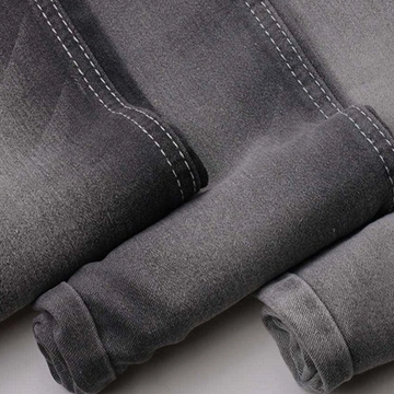 Sulfur Gray Denim Jeans Fabric