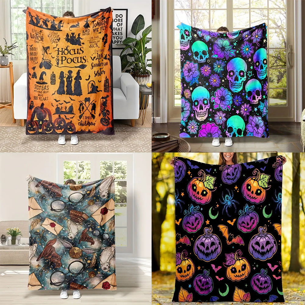 Halloween Decorative Flannel Blanket