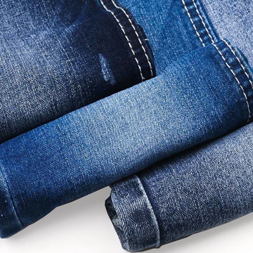 Heavy Dark Blue Denim Jeans Fabric