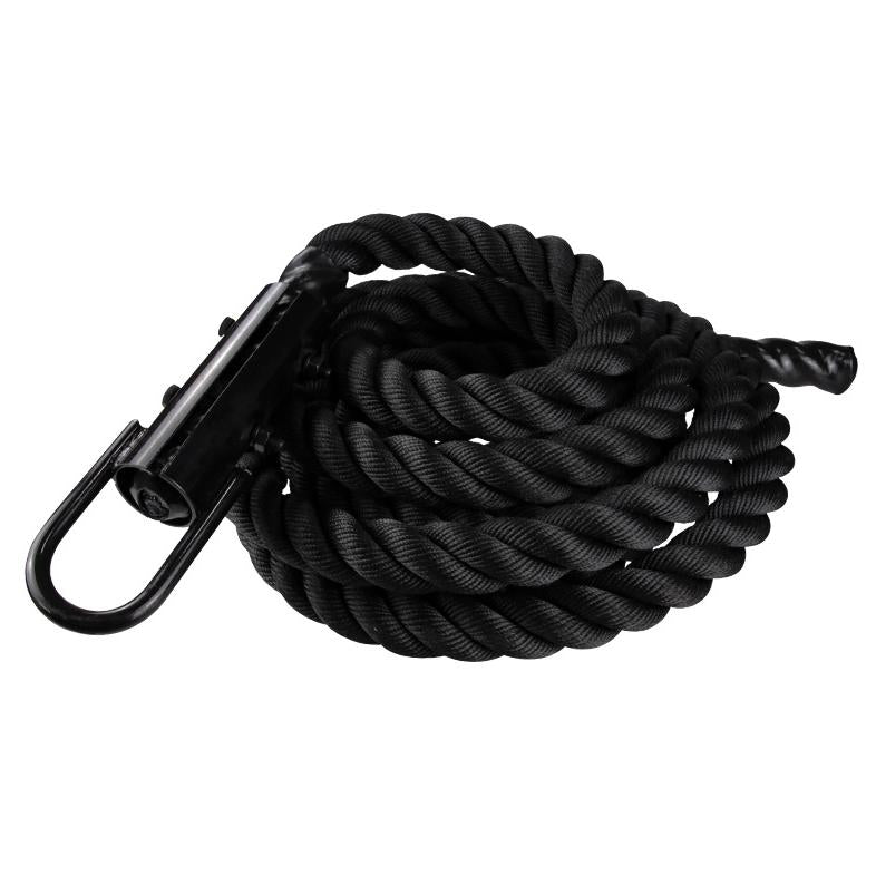 Black Polyester Climbing Rope