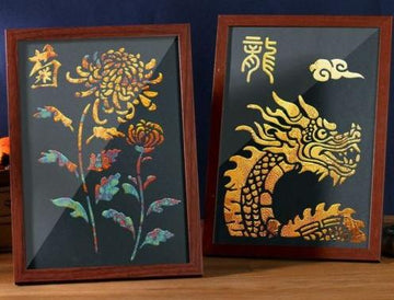 Intangible Cultural Heritage - Burnished Foil Painting DIY Kit