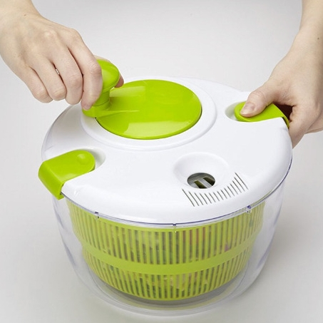 Salad Spinner - Wash, Spin & Dry Salad Greens, Fruits & Vegetables