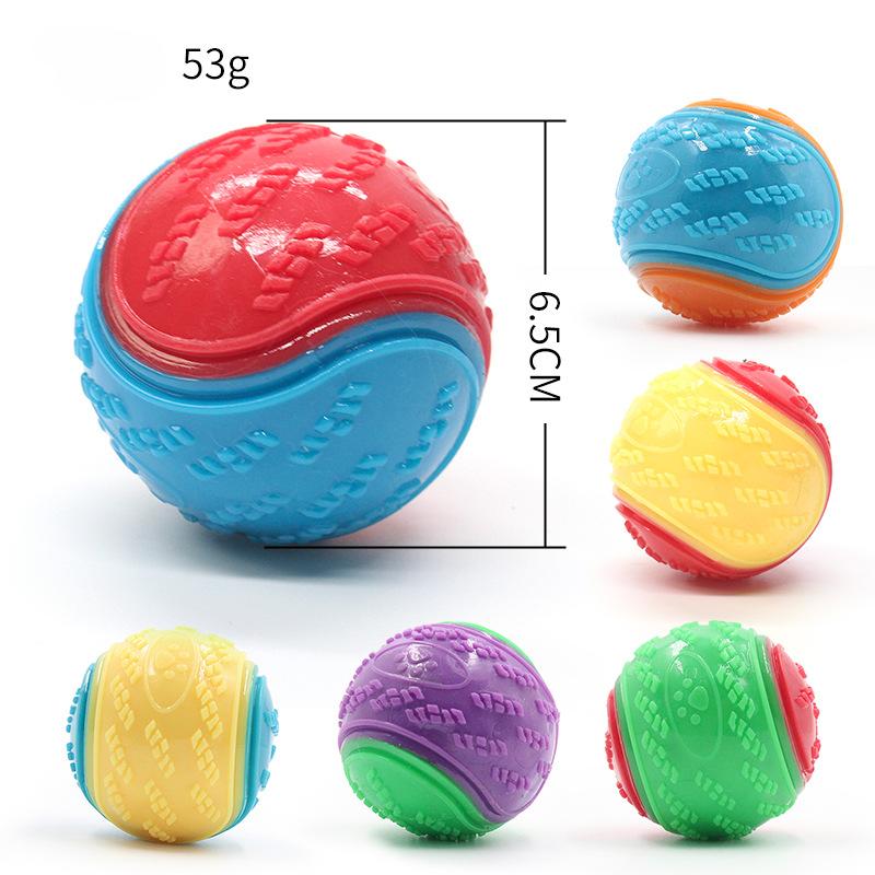 1 Pcs Interactive Dog Toy - Teething Chew Ball
