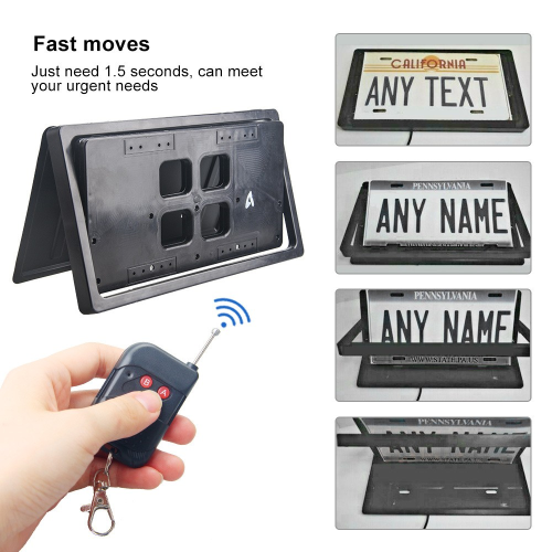 US Standard License Plate Flip Cover