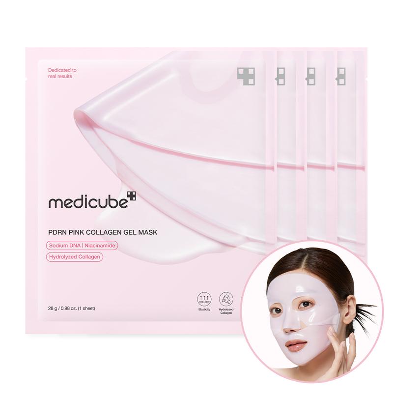 PDRN Pink Collagen Gel Mask (4 Sheets)