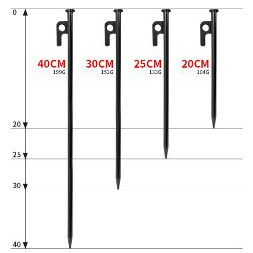 Outdoor Thickened and Extended Tent Stakes