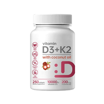 Vitamin D3 + K2 with Coconut Oil