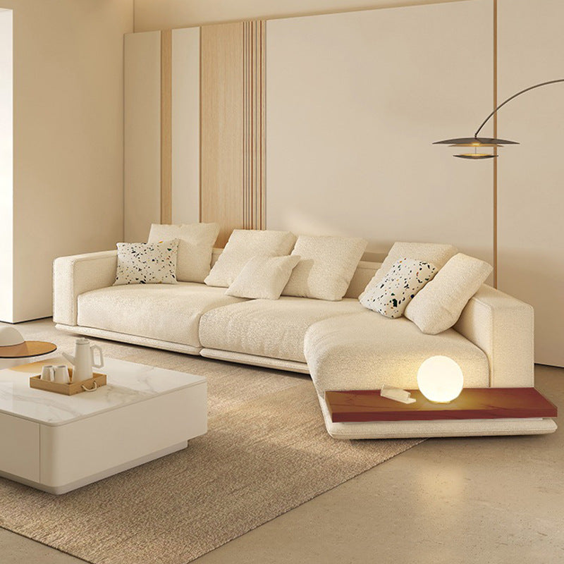 Italian Minimalist Horizon Sofa Living Room - Cotton Linen Fabric Sofa