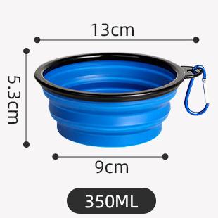 1 Pcs Portable Pet Feeding Watering Dish