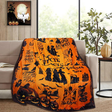 Halloween Decorative Flannel Blanket