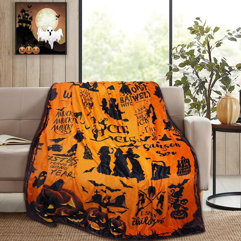 Halloween Decorative Flannel Blanket