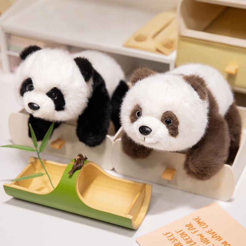 Lying Panda Plush Toy