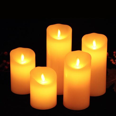 Led Simulation Swing Candle