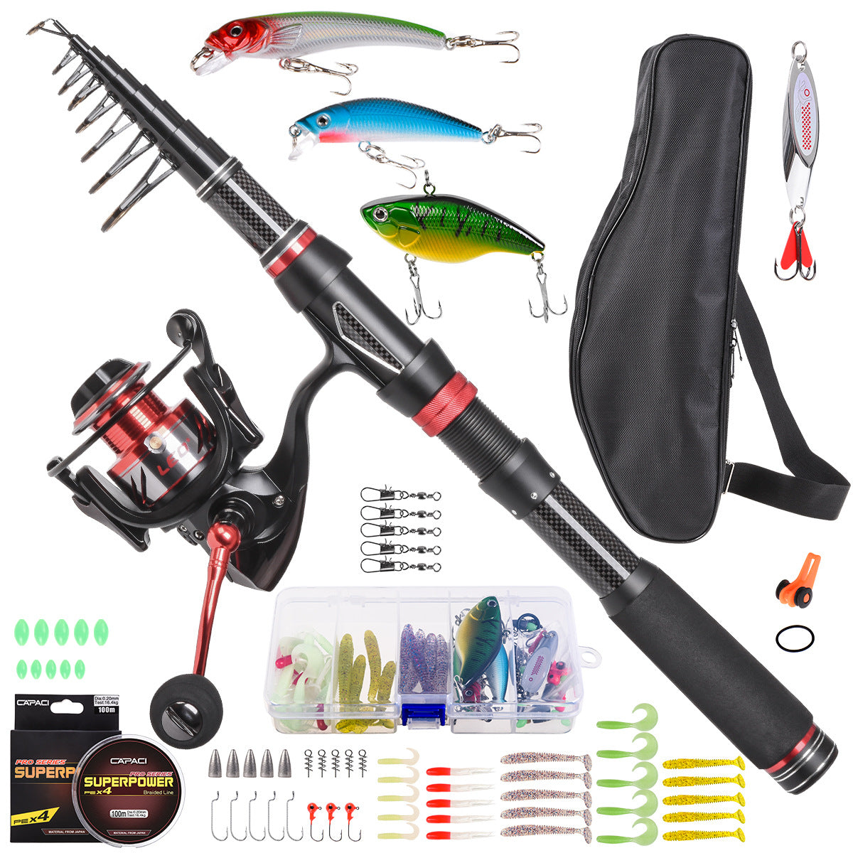 Telescopic Fishing Rods Set