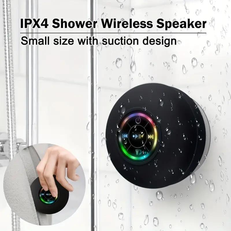 Mini Bluetooth Shower Speaker with LED light