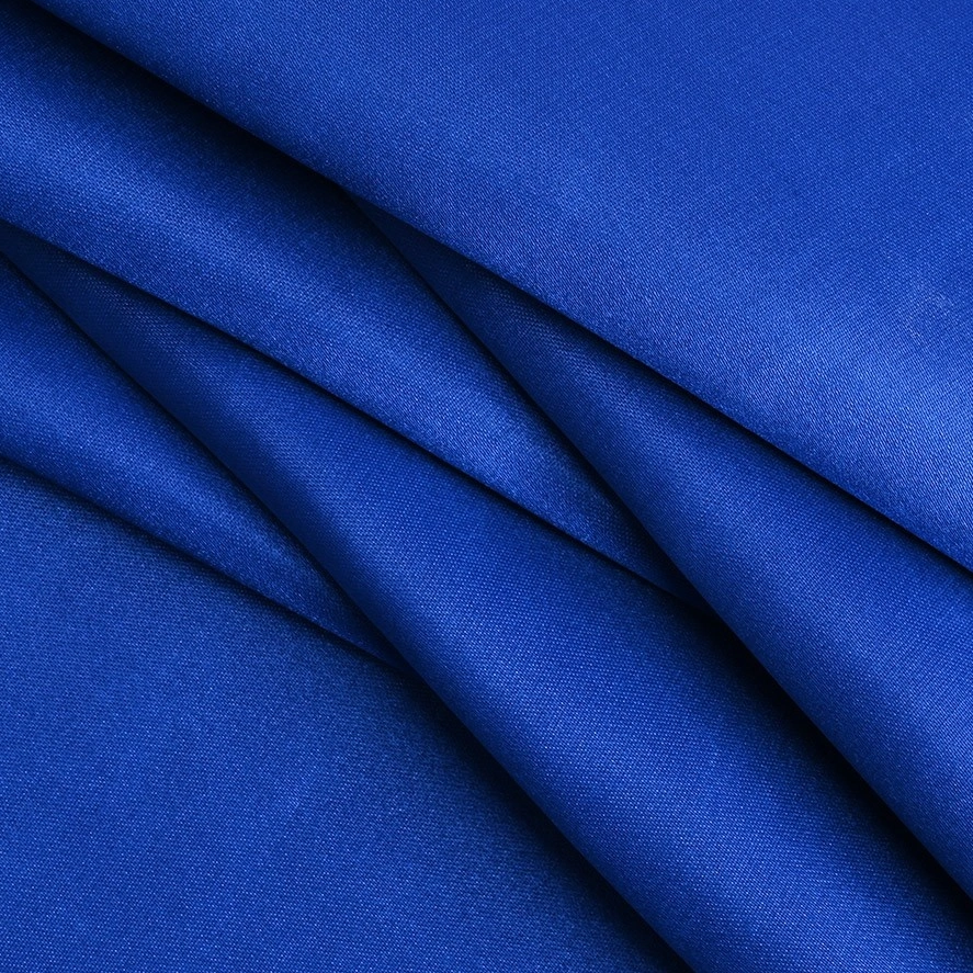 Royal Blue Shiny Satin Fabrics