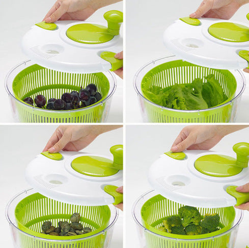 Salad Spinner - Wash, Spin & Dry Salad Greens, Fruits & Vegetables