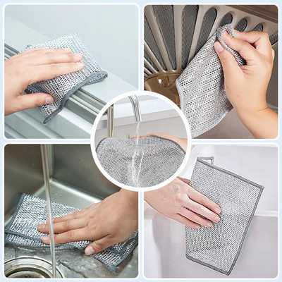 10 Counts Non Scratch Wire Dishcloth