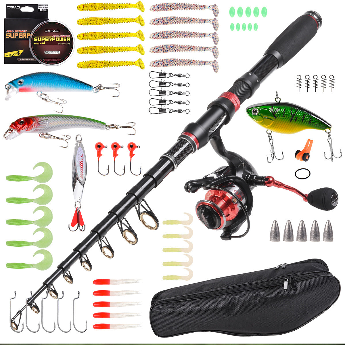 Telescopic Fishing Rods Set