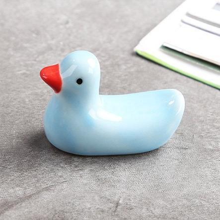 Ceramic Duck Chopstick Holder