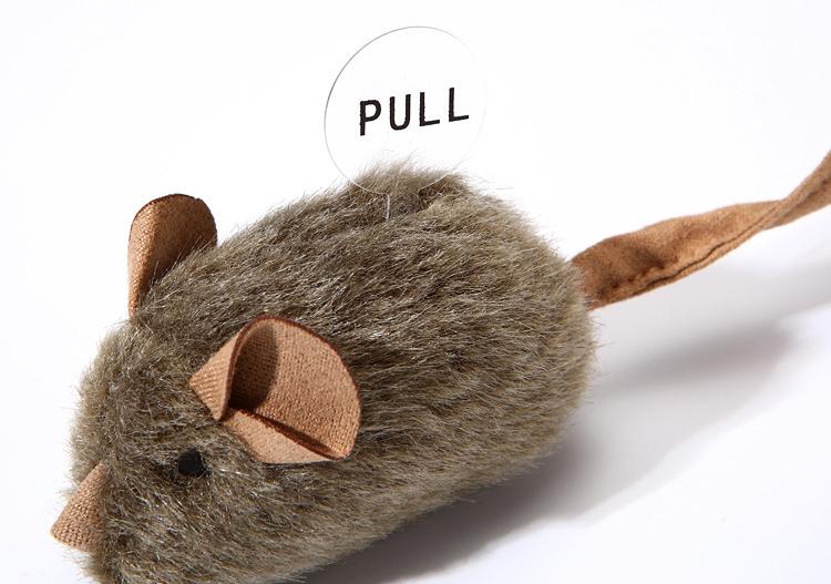 1 Pcs Interactive Cat Toy - Real Mouse Electronic Sound