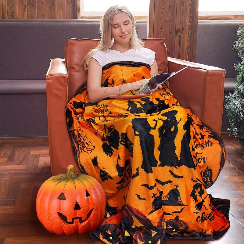 Halloween Decorative Flannel Blanket