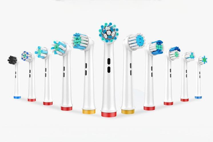 4 Pcs Replacement Toothbrush Heads Compatible with Oral B Braun