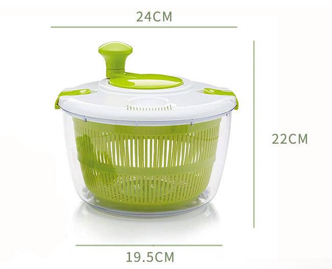 Salad Spinner - Wash, Spin & Dry Salad Greens, Fruits & Vegetables