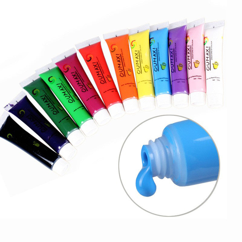 12 Color 3D Nail Art Painting Set