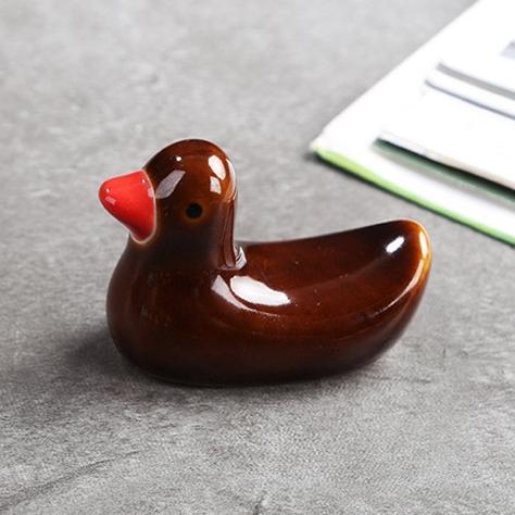 Ceramic Duck Chopstick Holder