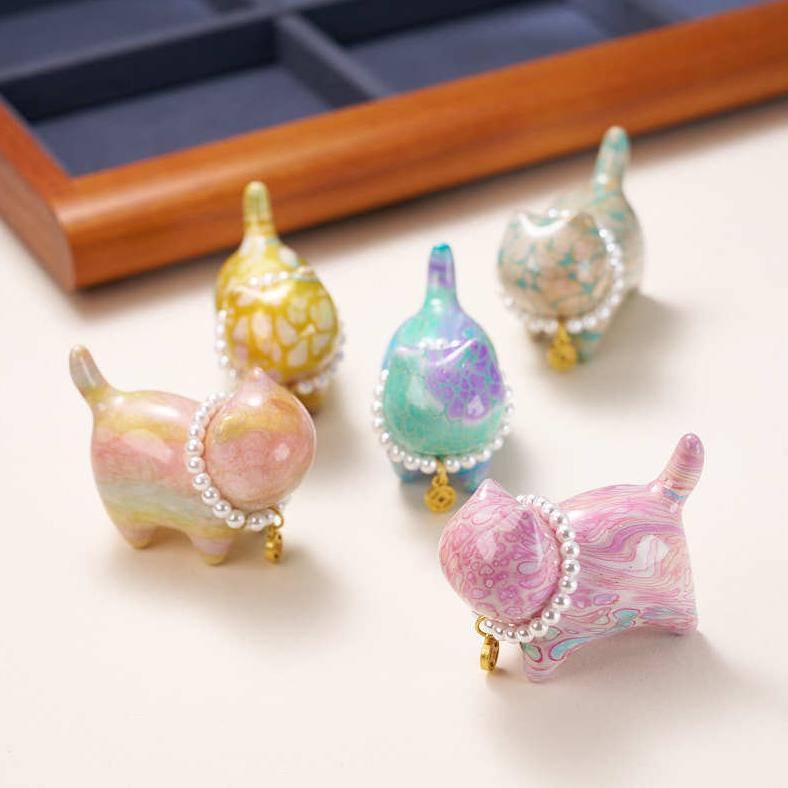 Intangible Cultural Heritage - Green Sandalwood Carved Lacquer Pendant