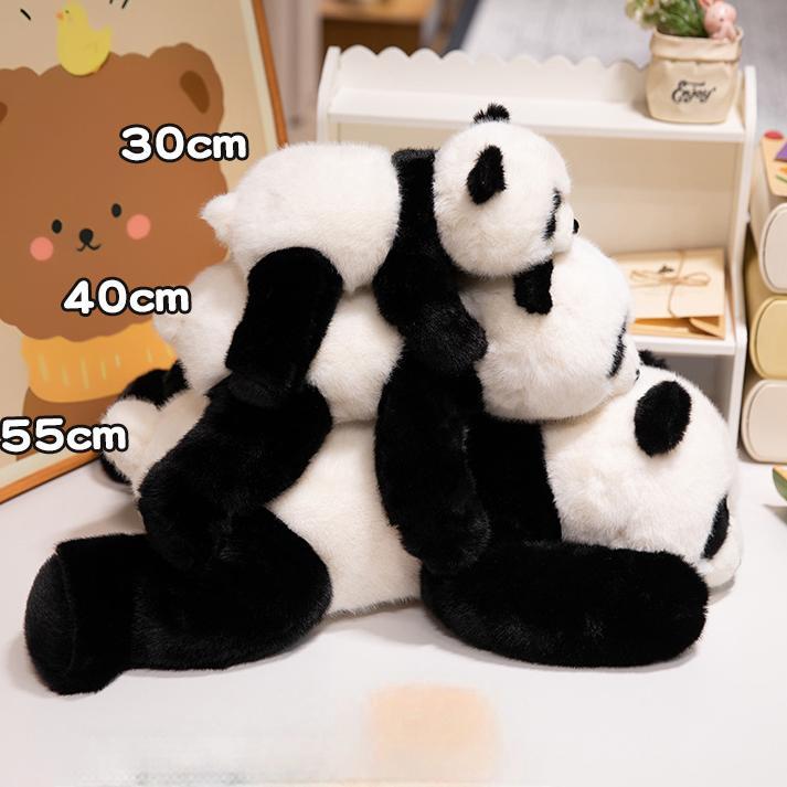 Lying Panda Plush Toy