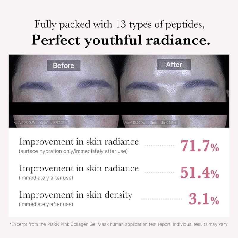 PDRN Pink Collagen Gel Mask (4 Sheets)