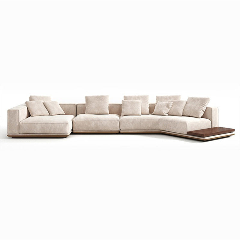 Italian Minimalist Horizon Sofa Living Room - Cotton Linen Fabric Sofa