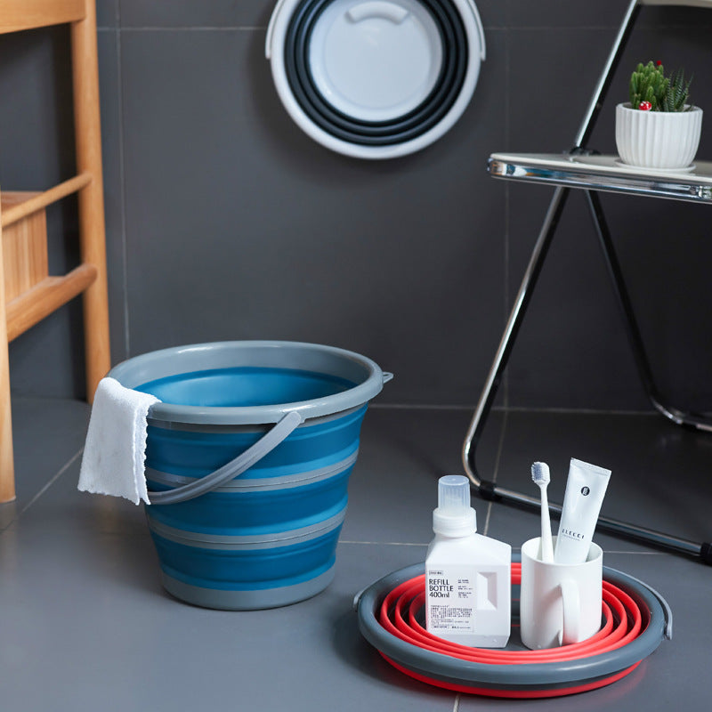 Indoor and Outdoor Collapsible Bucket with Handle