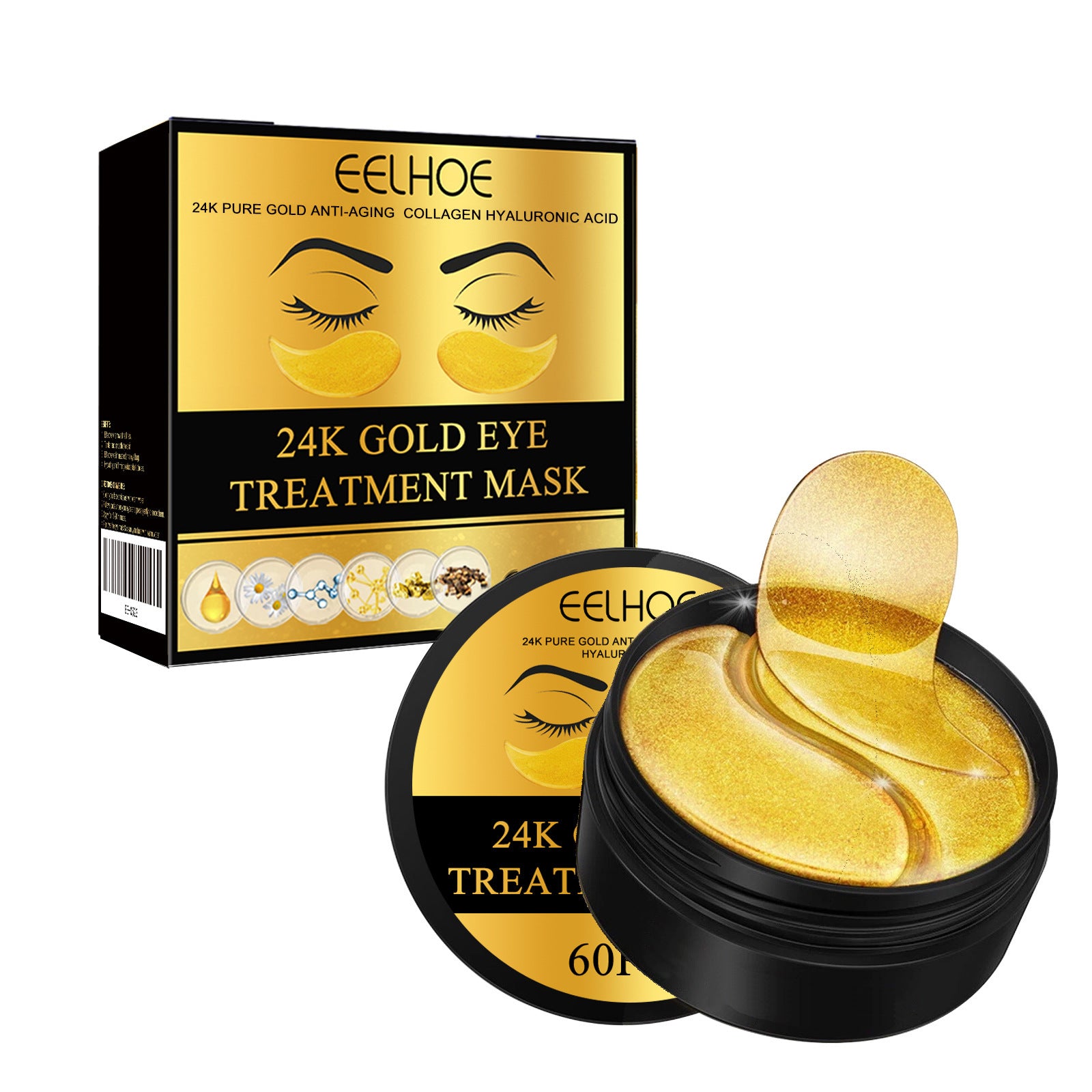24k Gold Moisturizing Eye Mask