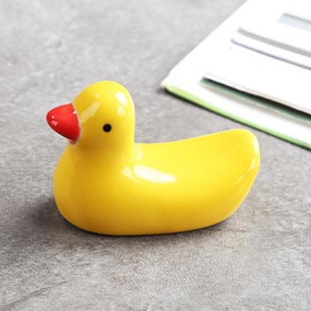 Ceramic Duck Chopstick Holder
