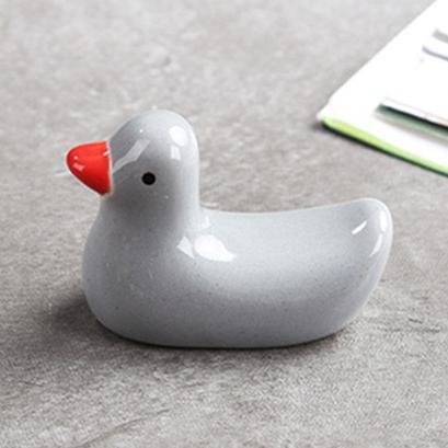 Ceramic Duck Chopstick Holder