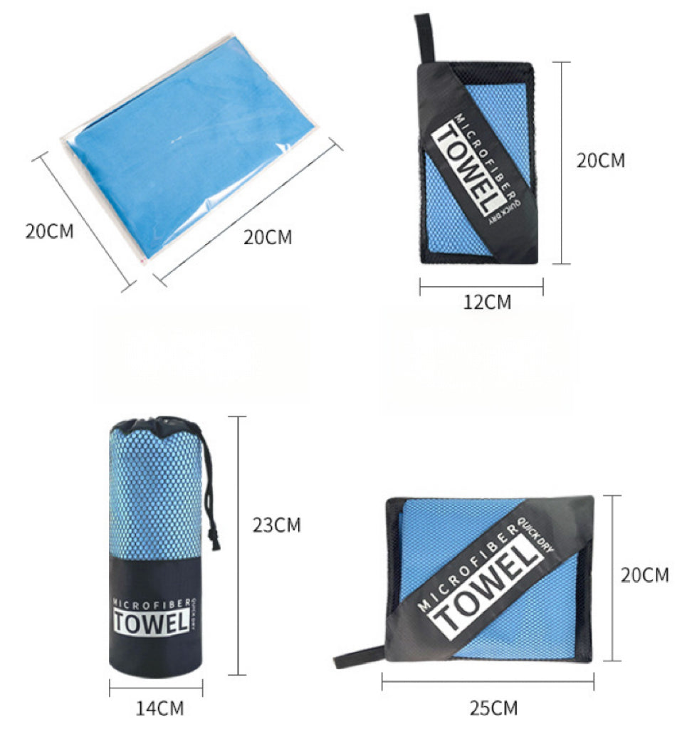 Double-Sided Fleece Sports Towel